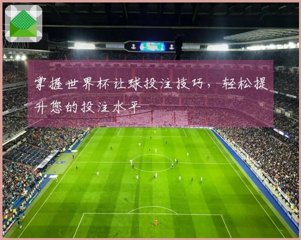 掌握世界杯让球投注技巧，轻松提升您的投注水平